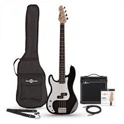Электро и бас гитары Gear4music LA Left Handed Bass Guitar 15W Amp Pack