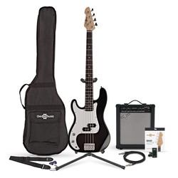 Электро и бас гитары Gear4music LA Left Handed Bass Guitar 35W Amp Pack