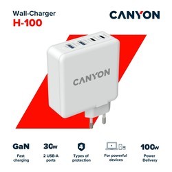 Зарядки для гаджетов Canyon CND-CHA100W01