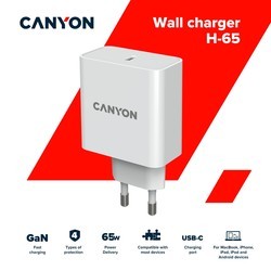 Зарядки для гаджетов Canyon CND-CHA65W01