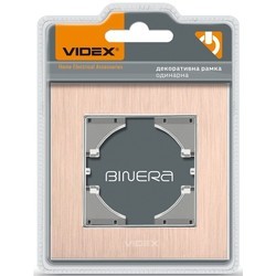 Рамки для розеток и выключателей Videx VF-BNFRA1H-B