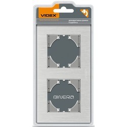 Рамки для розеток и выключателей Videx VF-BNFRA2H-B