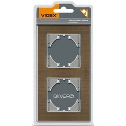Рамки для розеток и выключателей Videx VF-BNFRA2H-CH