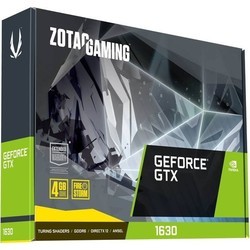 Видеокарты ZOTAC GeForce GTX 1630 ZT-T16300F-10L