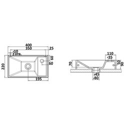 Умывальники Snail Estel R 152A100