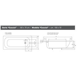 Ванны Smavit Cassia 120x70