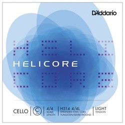 Струны DAddario Helicore Single C Cello 4/4 Light