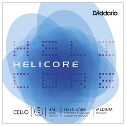 Струны DAddario Helicore Single E Cello 4/4 Medium