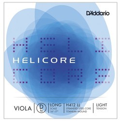 Струны DAddario Helicore Single D Viola Long Scale Light