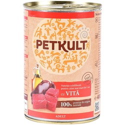 Корм для собак PETKULT Canned Grain Free Adult with Beef 0.4 kg