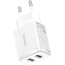 Зарядки для гаджетов BASEUS Compact Charger 2U 10.5W