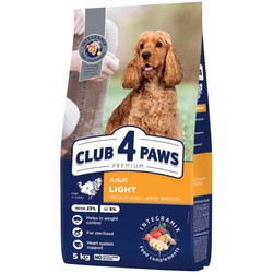 Корм для собак Club 4 Paws Adult Light Medium/Large Breeds 5 kg