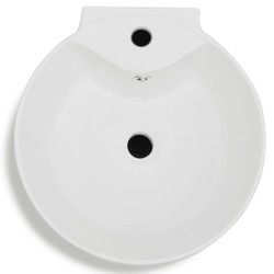 Умывальники VidaXL Ceramic Stand Bathroom Sink Basin Faucet 141942