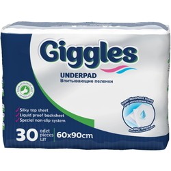 Подгузники (памперсы) Giggles Underpads 60x90 / 30 pcs