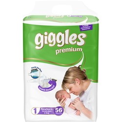 Подгузники (памперсы) Giggles Premium 1 / 56 pcs