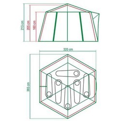 Палатки Coleman Polygon 6