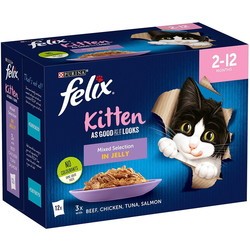 Корм для кошек Felix Kitten Mixed Selection In Jelly 1.2 kg