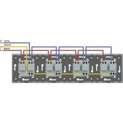 Розетки Livolo VL-C7C4EU-12C