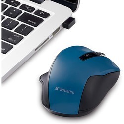 Мышки Verbatim Silent Ergonomic Wireless Blue LED Mouse