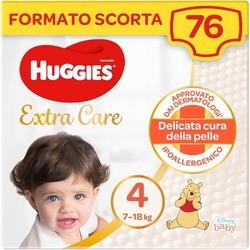 Подгузники (памперсы) Huggies Extra Care 4 / 84 pcs