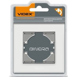 Рамки для розеток и выключателей Videx VF-BNFRG1H-W