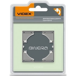 Рамки для розеток и выключателей Videx VF-BNFRG1H-GR