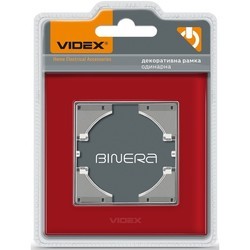 Рамки для розеток и выключателей Videx VF-BNFRG1H-RD