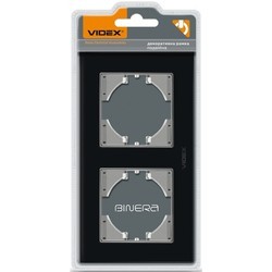 Рамки для розеток и выключателей Videx VF-BNFRG2H-GR