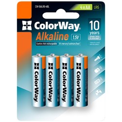 Аккумуляторы и батарейки ColorWay Alkaline Power 4xAA
