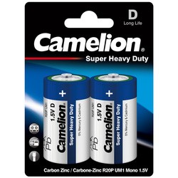 Аккумуляторы и батарейки Camelion Super Heavy Duty 2xD Blue