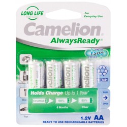 Аккумуляторы и батарейки Camelion Always Ready 4xAA 1000 mAh
