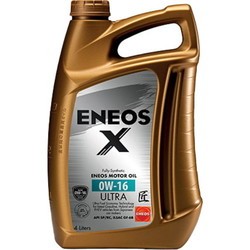 Моторные масла Eneos X 0W-16 Ultra 4L