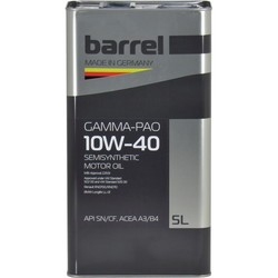 Моторные масла Barrel Gamma-Pao 10W-40 5L