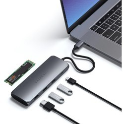 Картридеры и USB-хабы Satechi Aluminum Type-C Hybrid Multiport Adapter