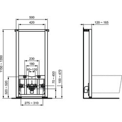 Инсталляции для туалета Ideal Standard ProSys R016267 WC