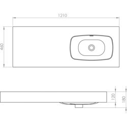 Умывальники Elita Dimple 120 R 168876 (серебристый)