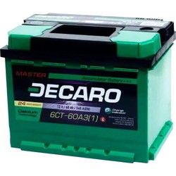Автоаккумуляторы DECARO Master 6CT-60L