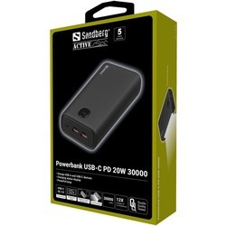 Powerbank Sandberg USB-C PD 20W 30000