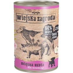 Корм для собак Wiejska Zagroda Puppy Canned Meat Feast 0.4 kg