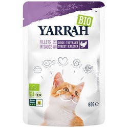 Корм для кошек Yarrah Organic Fillets with Turkey in Sauce 0.085 kg