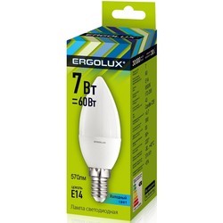 Лампочки Ergolux LED-C35-7W-E14-6K