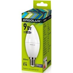 Лампочки Ergolux LED-C35-9W-E14-4K