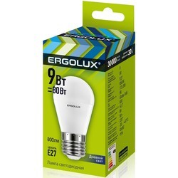 Лампочки Ergolux LED-G45-9W-E27-4K