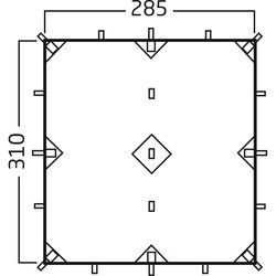 Палатки Nordisk Voss 9 PU Tarp