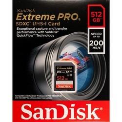 Карты памяти SanDisk Extreme Pro SDXC UHS-I Class 10 512Gb