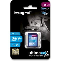Карты памяти Integral UltimaPro X2 SDXC UHS-II U3 V60 512Gb