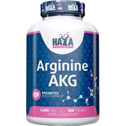 Аминокислоты Haya Labs Arginine AKG 1000 mg 100 tab