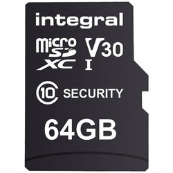 Карты памяти Integral MicroSDXC Card for Dash Cam 64Gb