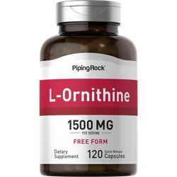 Аминокислоты PipingRock L-Ornithine 1500 mg 120 cap