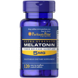 Аминокислоты Puritans Pride Melatonin 5 mg 120 tab